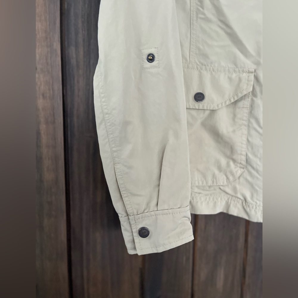 Eddie Bauer Utility Safari Field Jacket Tan Women’s M Lightweight - Picture 7 of 8